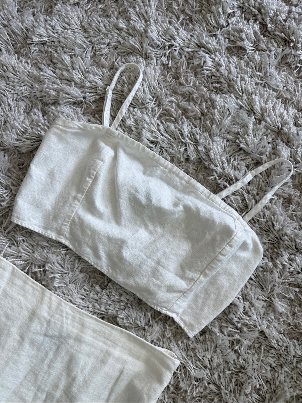 GAP White Linen Cotton Skirt Set - Picture 4 of 10